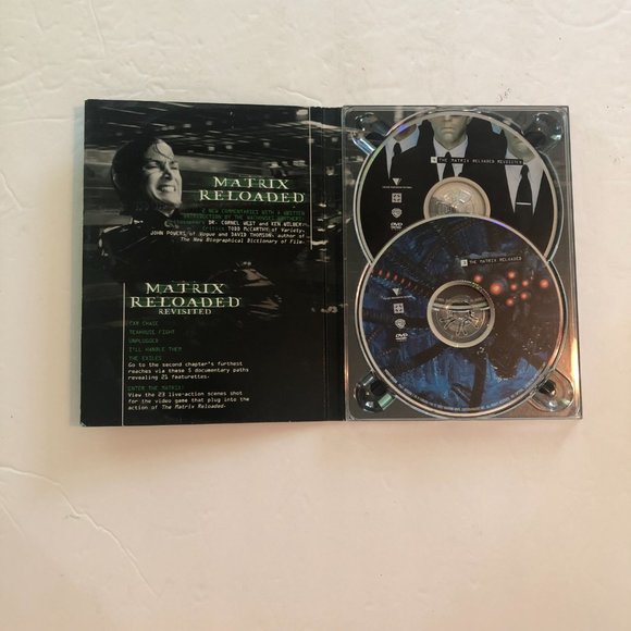 Movie - The Matrix Reloaded 3 & 4 Set of 2 Discs 2004 DVD Pre-owned - Picture 2 of 3